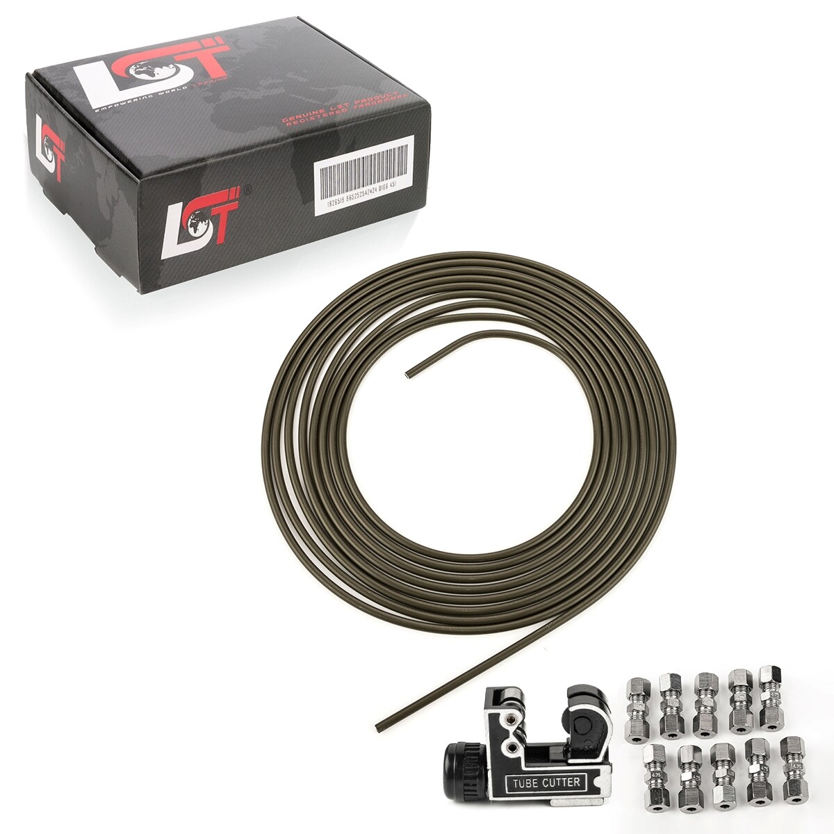 5M Brake Line Brake Pipe Steel Ø 4.75Mm Set +10 Quick Connectors For Suzuki