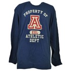 NCAA Arizona Wildcats Long Sleeve Tshirt Tee Mens 3XLarge Crew Neck Blue Sports