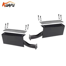 KUAFU Rear Half Fender Mounting Bracket Powder Coated Steel Black