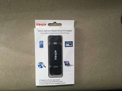 NEW! Vanja USB Card Reader/Writer/ OTG Adapter