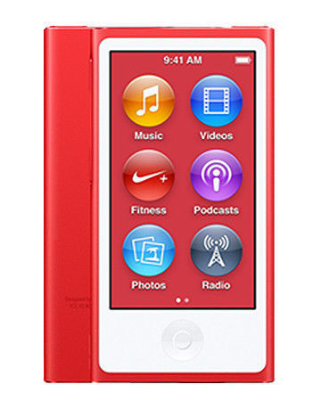 Apple iPod nano 7th Generation Red (16 GB) - Afbeelding 1 van 1