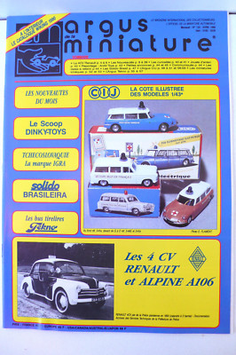 ARGUS DE LA MINIATURE NR. 124 4 PS - ALPINE - SOLIDO - DINKY - CIJ - GUTER ZUSTAND 1990
