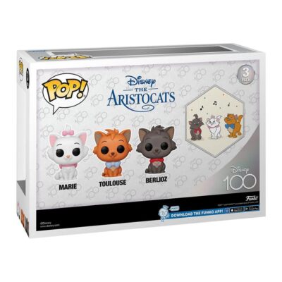 Funko Pop! Vinyl: Disney - Marie / Toulouse / Berlioz - 3 Pack