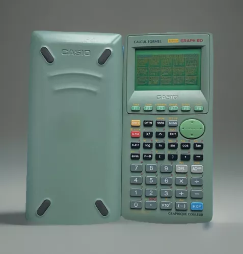 Casio CFX-9990GT Graph 80 + Cache / Calculette Calculatrice Scientifique / 64ko
