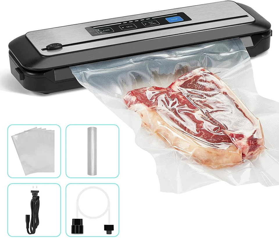 Inkbird Vacuum Sealer Machine Auto Dry Wet Food Saver Storage Packing Start Kit - image 2 of 4
