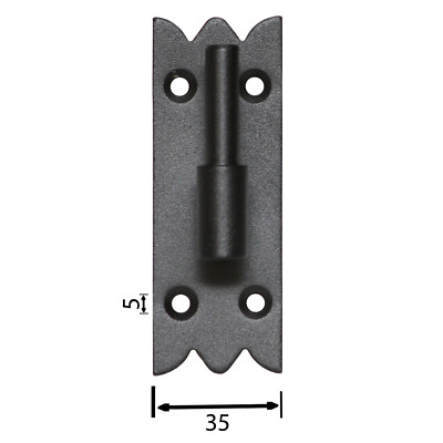 Lot De 2 Bandes D'Angle (Charnières) Pour Volet - KeyMet 250 X 225 Mm - Acier Noir