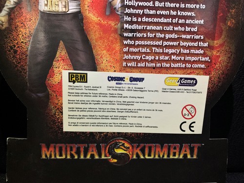 Mortal Kombat Figur Johnny Cage 6 Inch Jazwares Neu OVP MOSC NetherRealm Dragon - Picture 7 of 7