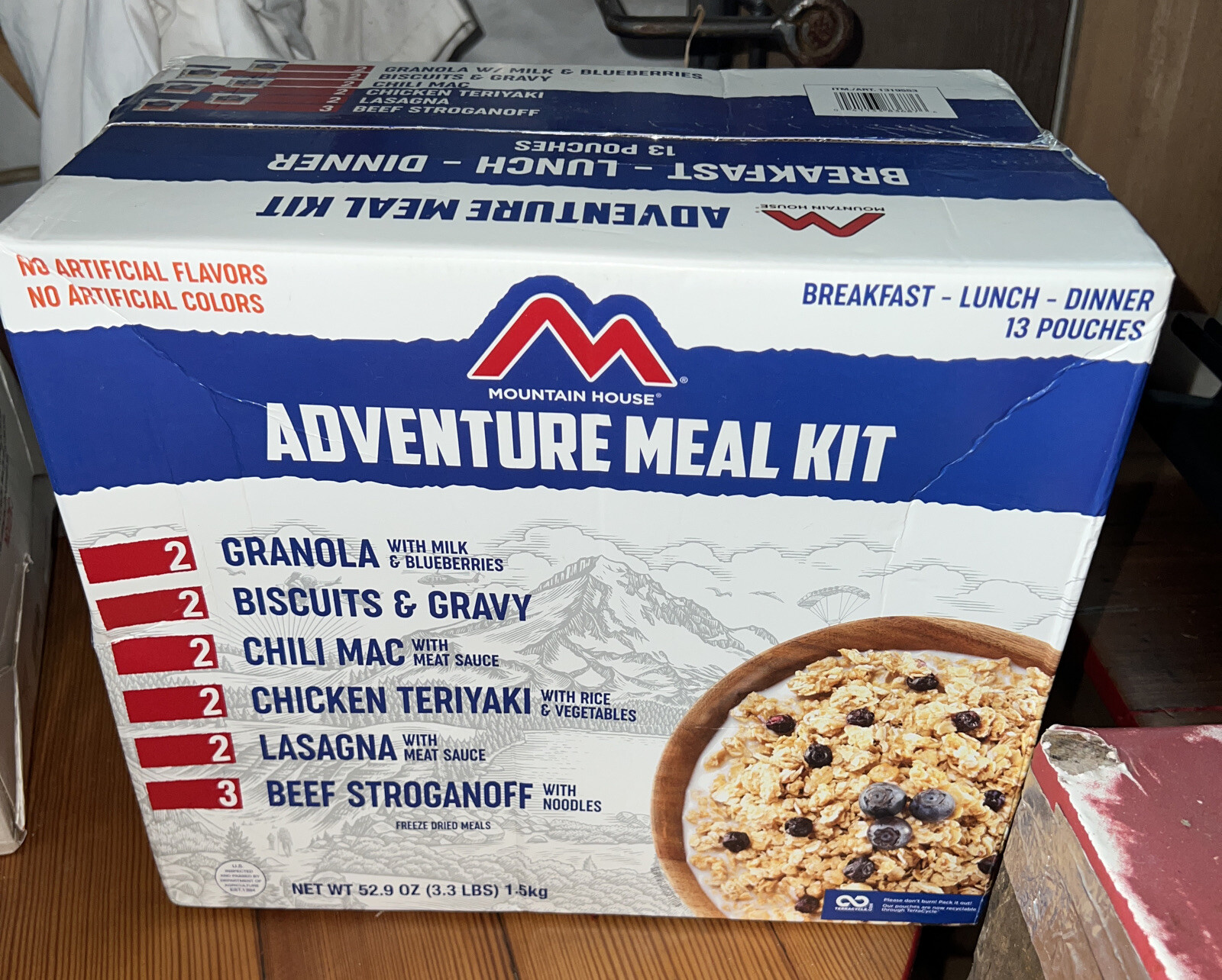 Emergency Meal Kit Adventure Survival Food Mountain House 13Pouch
