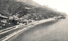 Antique Postcard C. 1900 Majori Latvia Panorama