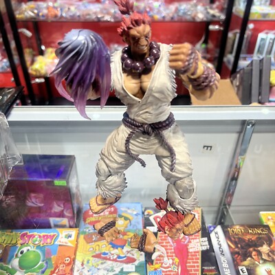 Play Arts KAI Street Fighter IV Gouki/Akuma Figure (WHITE) *SUPER RARE