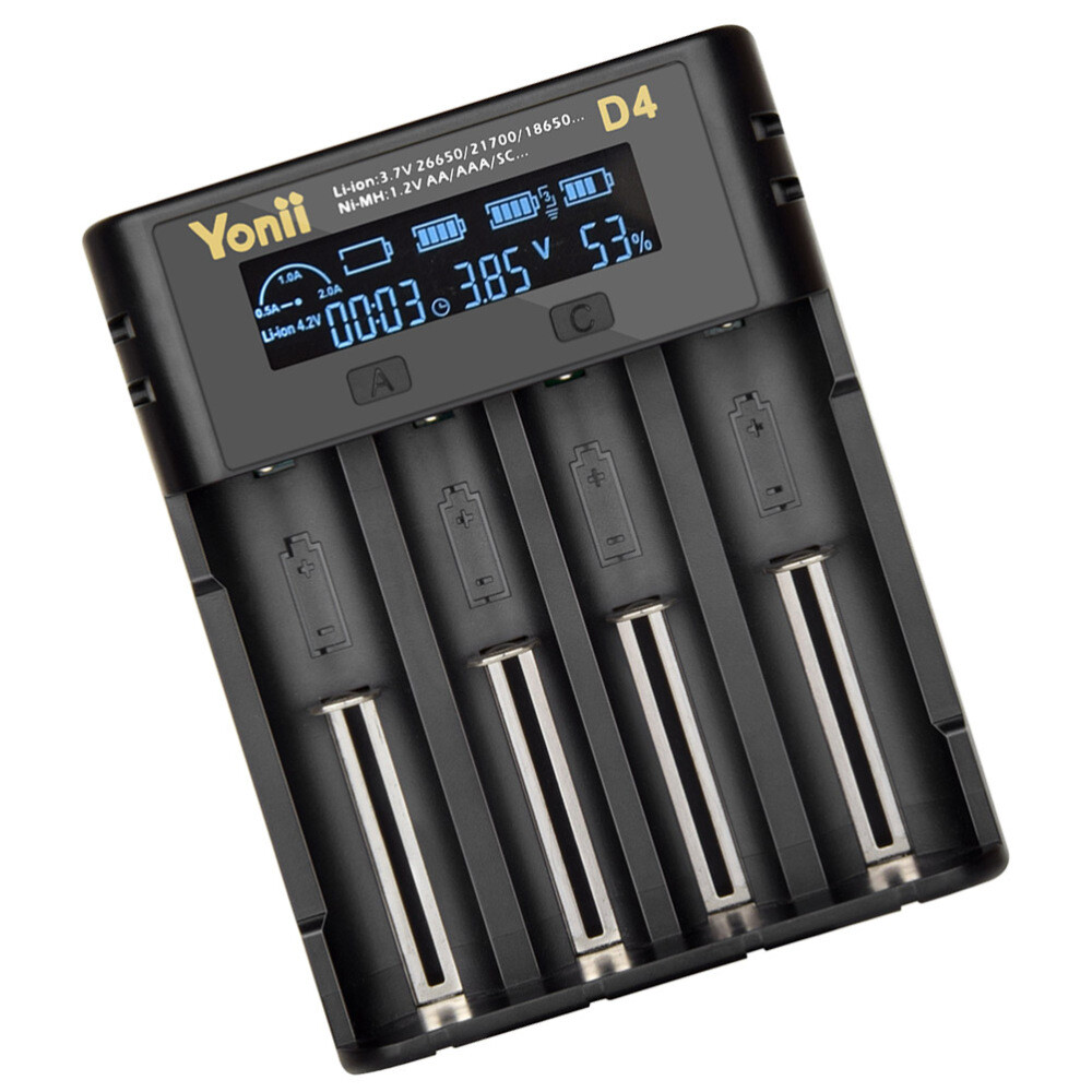 Portable LCD Battery Charging Station for Multiple Packs-image