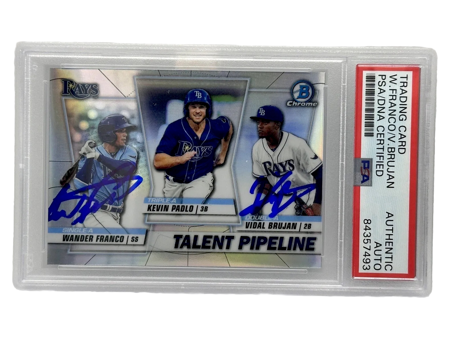 Kevin Padlo WANDER Franco / V. Brujan 2020 Talent Pipeline PSA/DNA CERTIFIED AUTHENTIC AUTO 