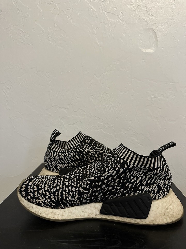 adidas NMD CS2 Primeknit Shoes Size 11 Mens Sneakers Sashiko Zebra