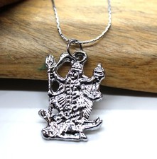 Pendentif De La Déesse Om Aum Kali Mata Maa Chamunda Bhairavi Adya Méditation