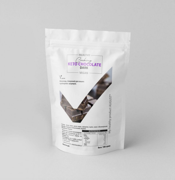 Vegano Natural КETO Cocina CHOCOLATE 100G ECO