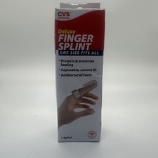 CVS Health Finger Splint Deluxe Finger Immobilizing Splint 1 PIECE Damage Box  