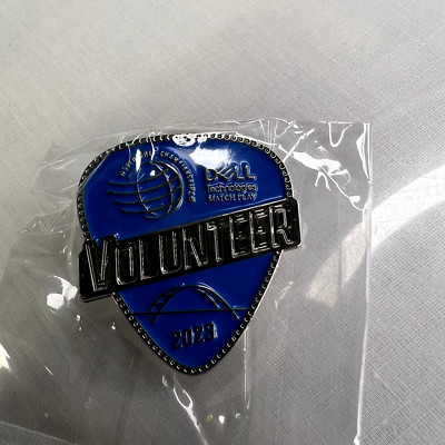 Dell Technologies 2023 Volunteer Pin Lapel Blue