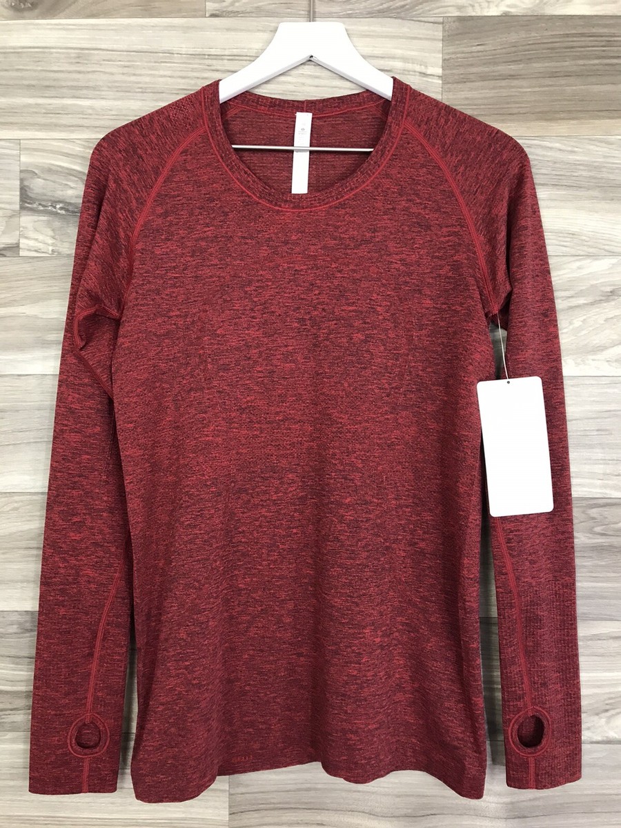 トップス Swiftly Tech L/S Crew Size 10 NWT Lululemon Swiftly Tech LS Shirt 2.0 *Race~SZ:2,4,6,8,10