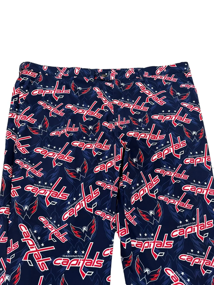 LOUDMOUTH NHL 华盛顿首都标志高尔夫裤男式 48x32 运动休闲 — 第 3/4 张图片