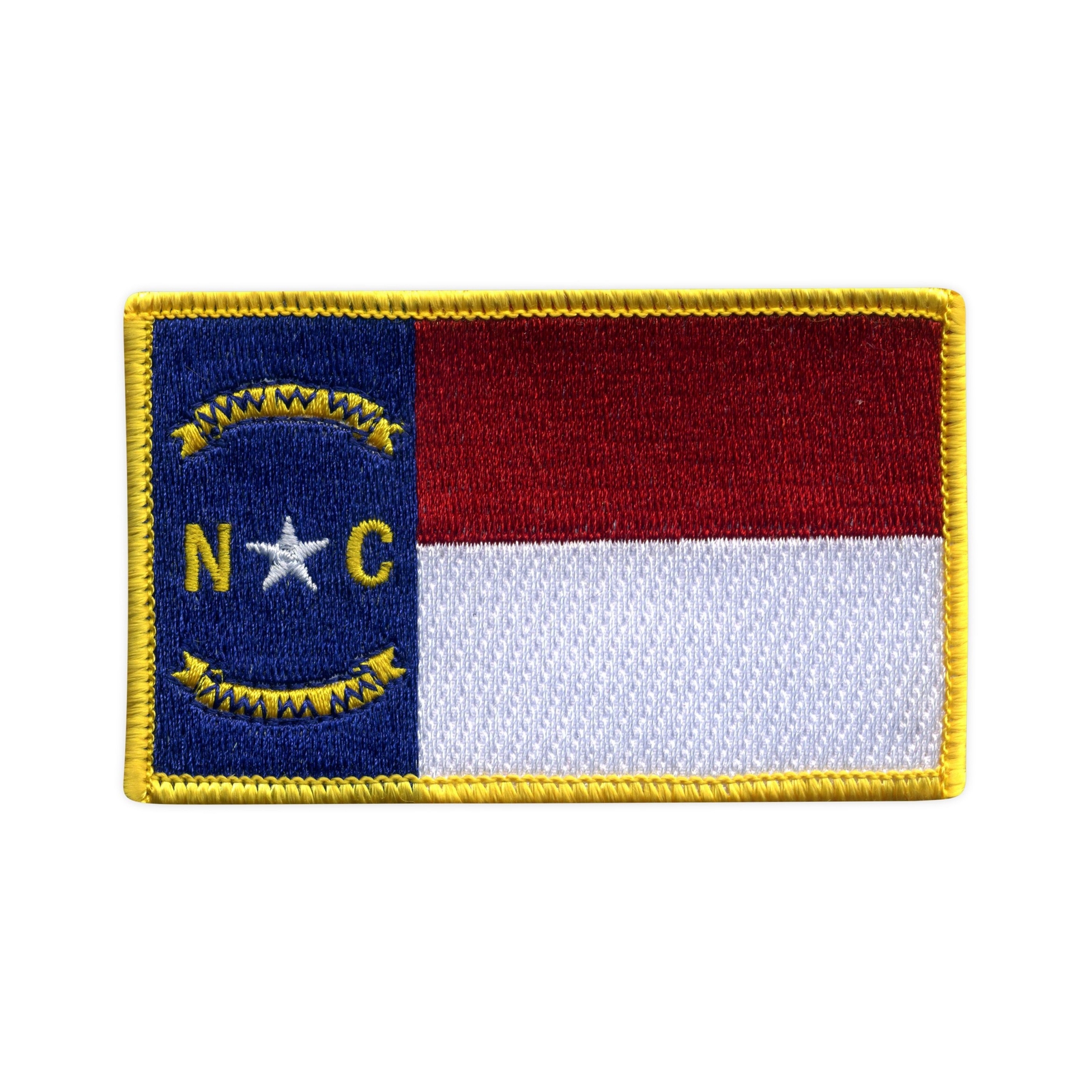 North Carolina State Flag Embroidered Patch Badge