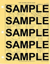 Collision part numbers 1972, 1973, 1974, 1975 Lincoln Mak IV parts book 