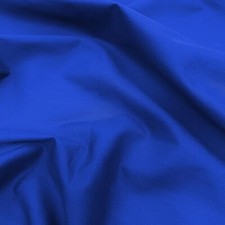 Royal Blue Broadcloth Poly Cotton Fabric by The Yard