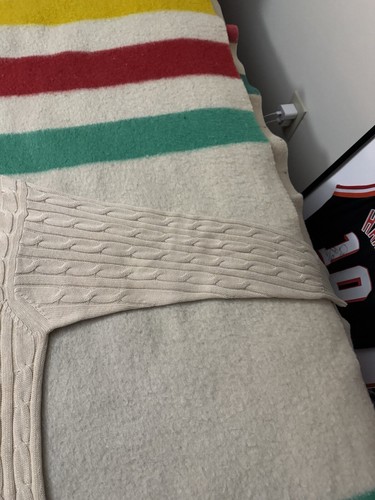 Vintage 90s Paul Stuart Made In Italy Cotton CableKnit Sweater Size Large L Mint - Picture 8 of 12