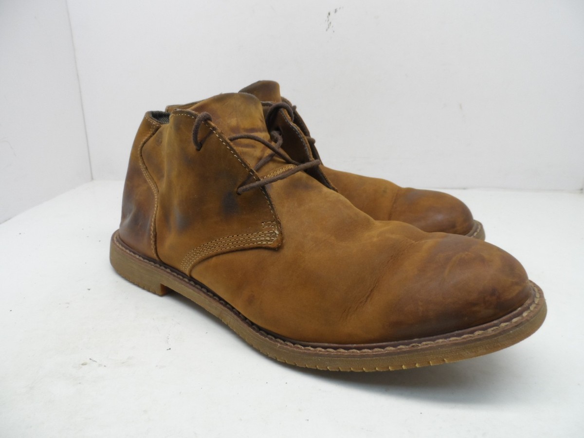 Timberland Brown Leather Lace-Up Chukka Boots Timberland ALDEN BROOK MID LACE UP Brown - Fast delivery  main image 2