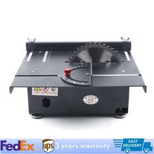 Mini Electric Table Saw Bench Circular Blade Woodworking Cutting Tool Machine