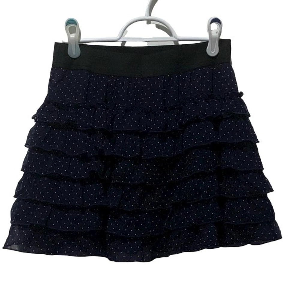 77Kids American Eagle Lunares Volantes Falda Patinadora Azul Talla Grande 12 Foto 2 de 3