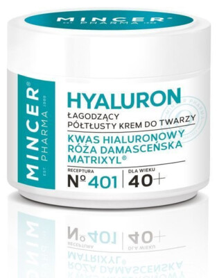 MINCER PHARMA HYALURON 40+ N˚401 SOOTHING CREAM SEMI-RICH