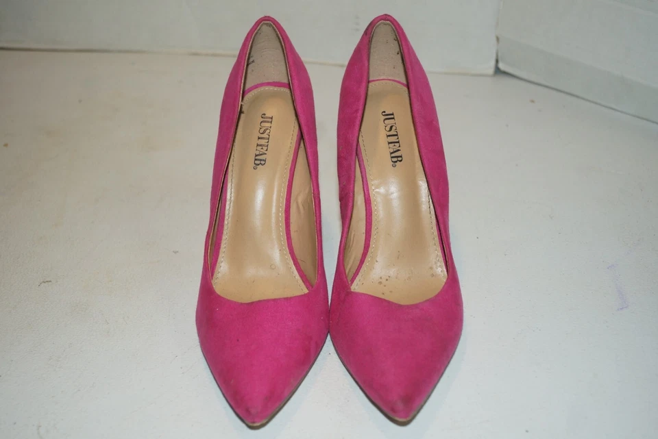 Tacones de aguja Just Fab Gisselle rosa talla 6,5 Foto 2 de 4