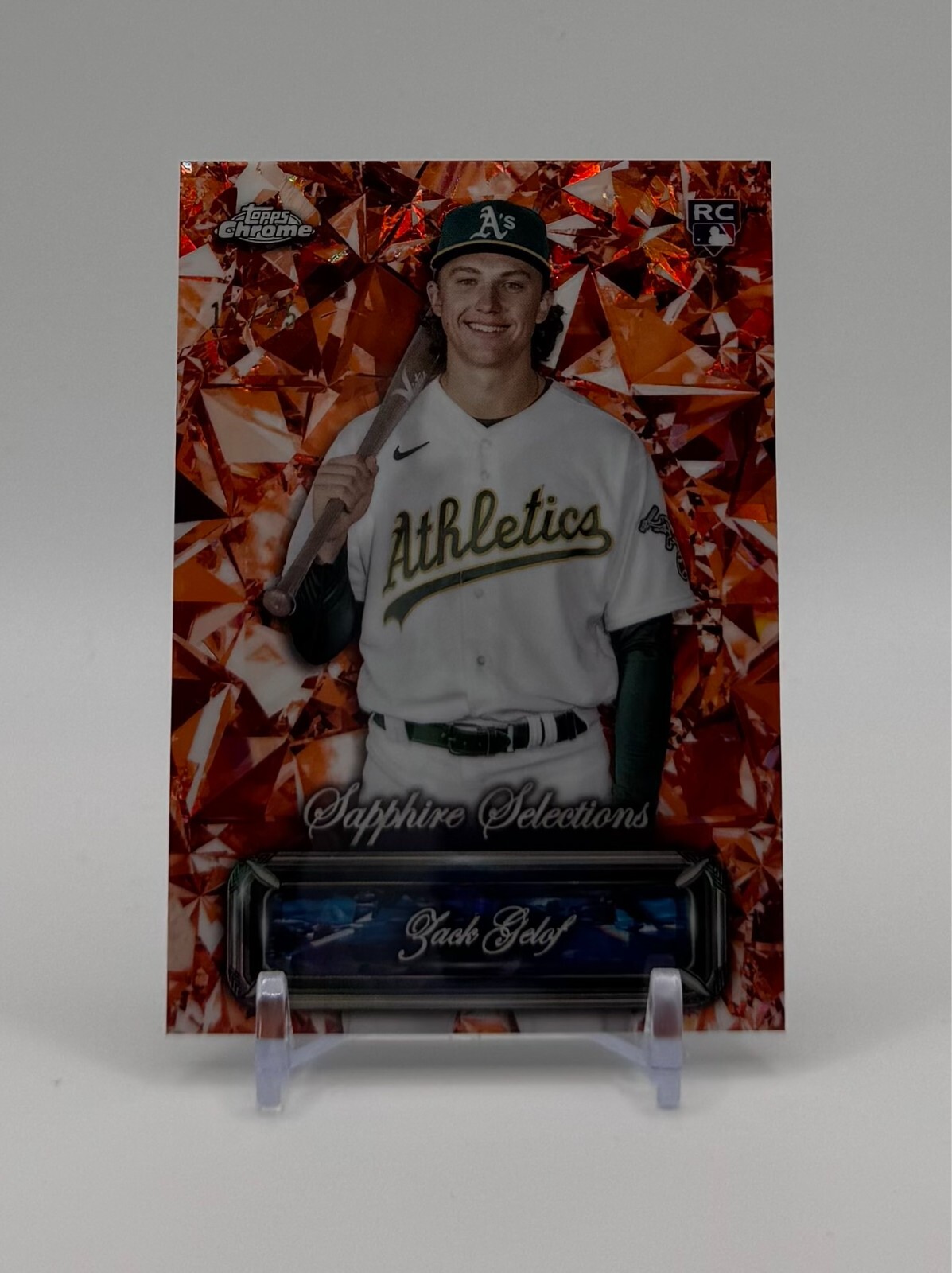 2024 Topps Chrome Sapphire #SS-2 Zack Gelof Selections Orange /25 Athletics