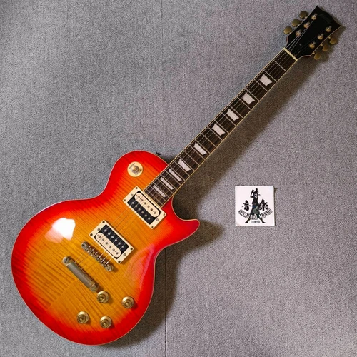 Blitz by Aria Pro II Les Paul Standard Type Yellow Sunburst Ship From Japan #5