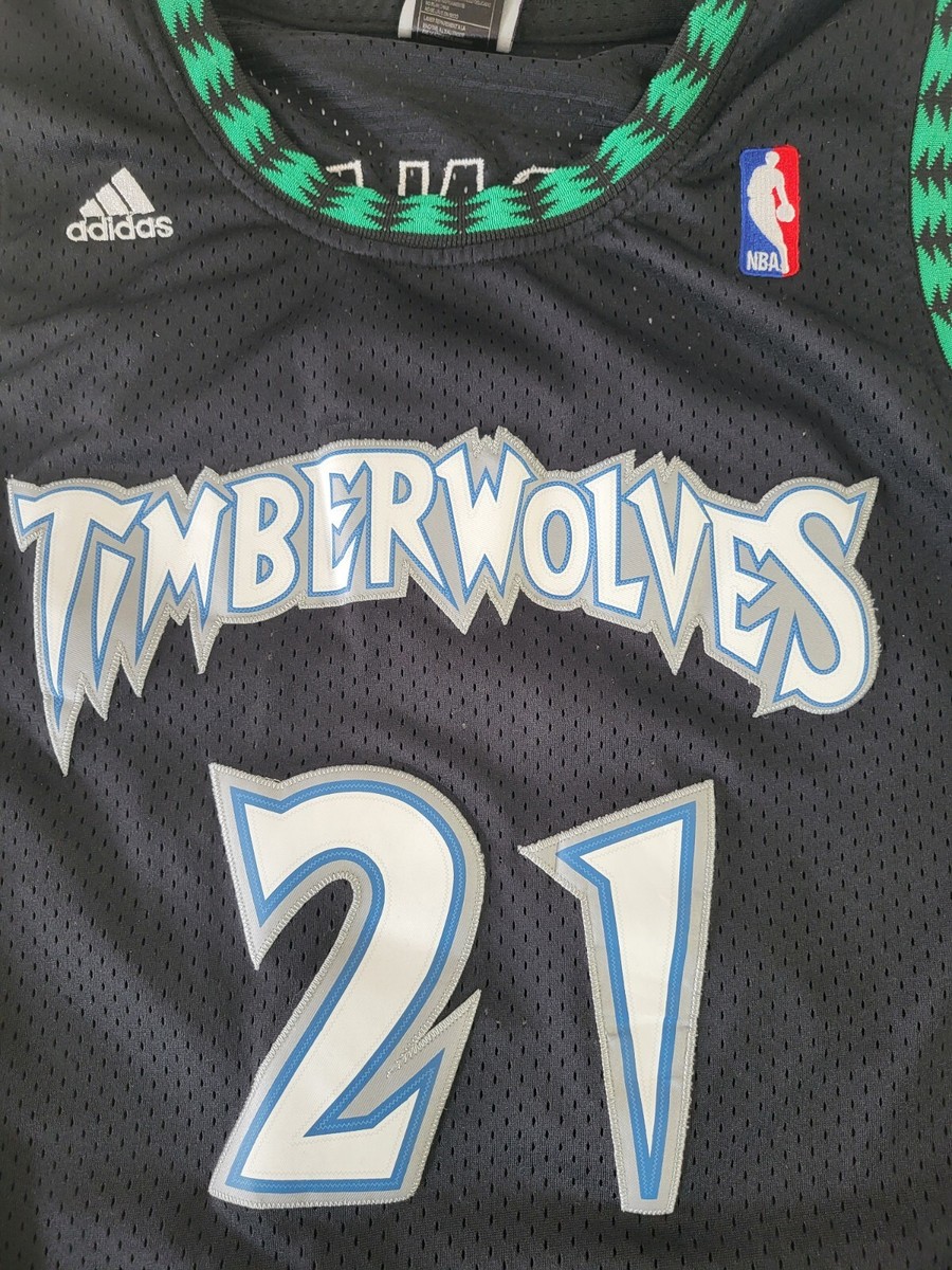 NBA TIMBER WOLVES GARNETT ユニフォーム adidas製 Rare 2014 Adidas NBA Minnesota Timberwolves Kevin Garnett