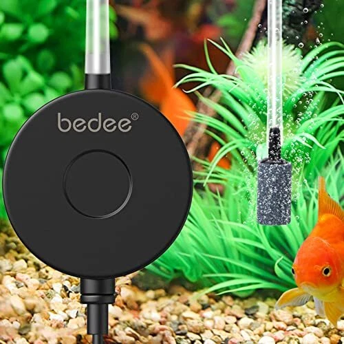bedee Aquarium Air Pump Quiet Fish Tank Air Pump Small Oxygen Pump