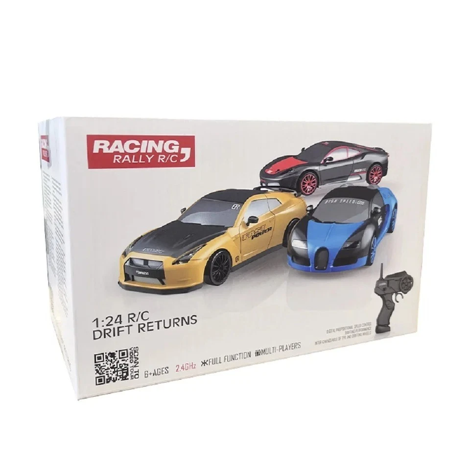 2.4G Drift Rc Car, 4WD RC Drift Car Toy telecomando - Immagine 4 di 4