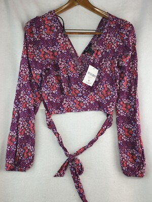 Forever21 Seasonal Collection Women Crop Top Size M/Plum