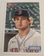 2021 Bowman Heritage Blaze Jordan Image Variation Prospect 