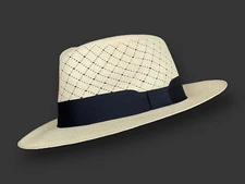 Genuine Vented Panama Hat from Montecristi "Havana Ventilated" Handmade Sun hat