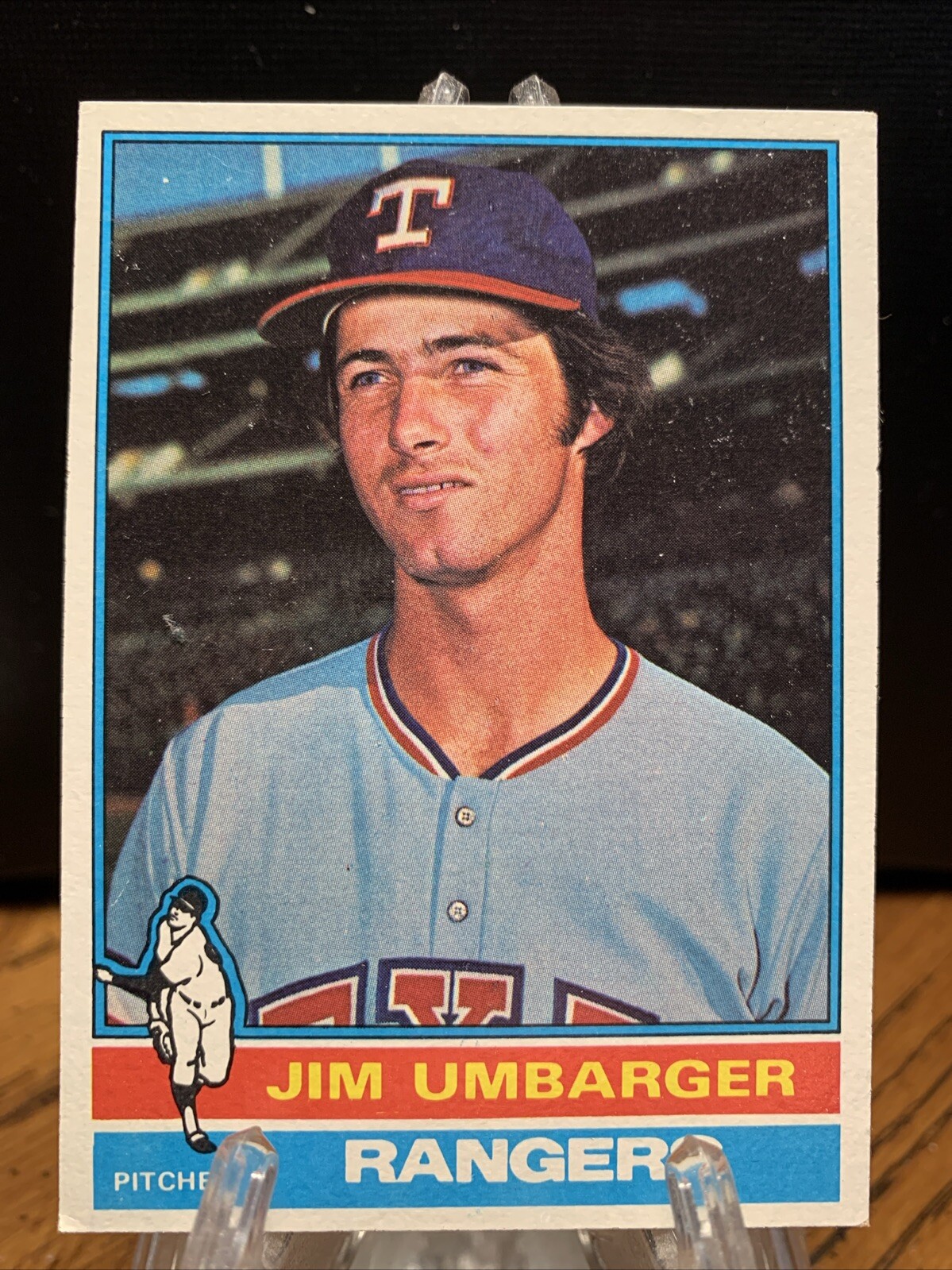1976 Topps Jim Umbarger #7 Rookie RC Texas Rangers