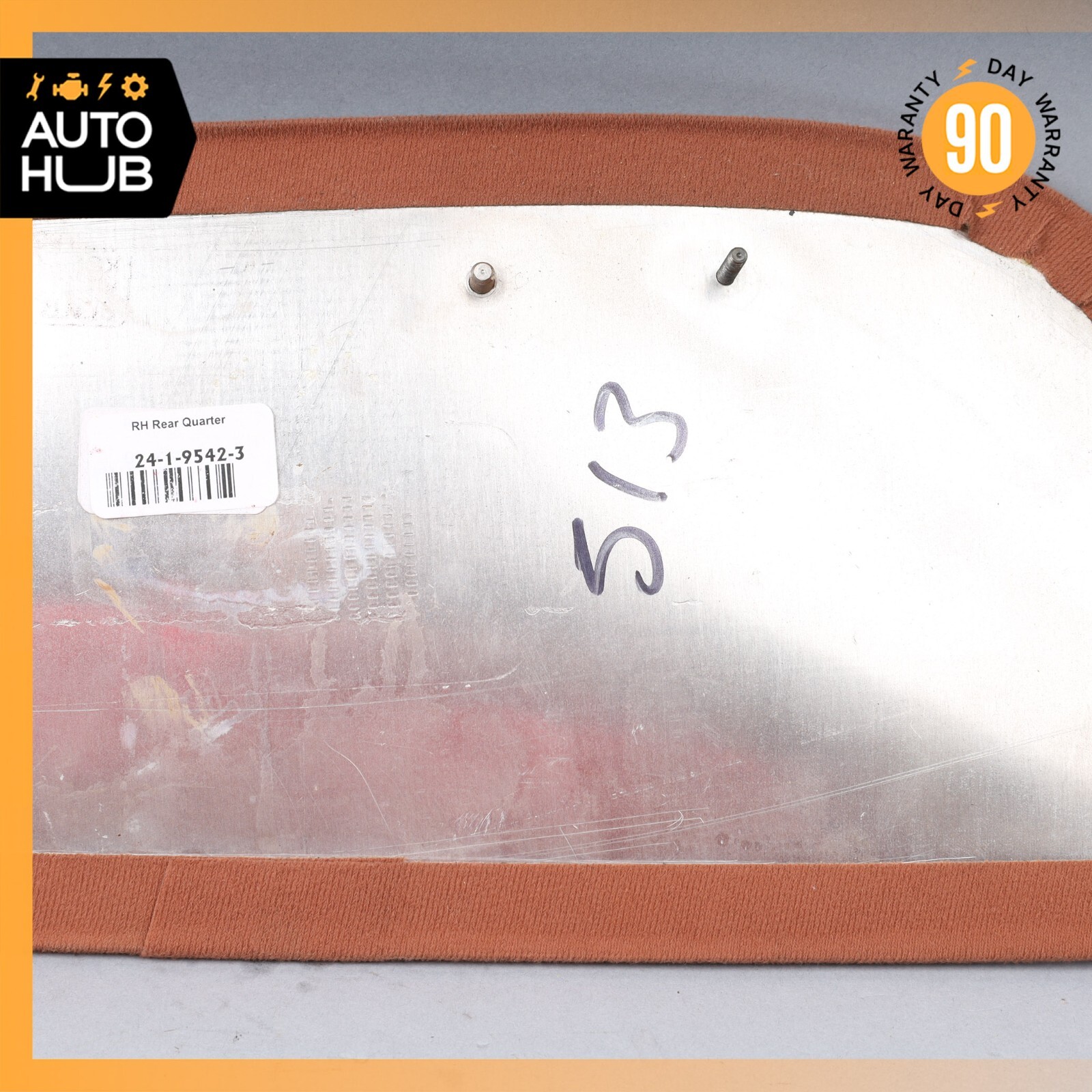 03-10 Bentley Continental GT Rear Right Side Door Panel Trim Panel Wood OEM 36k