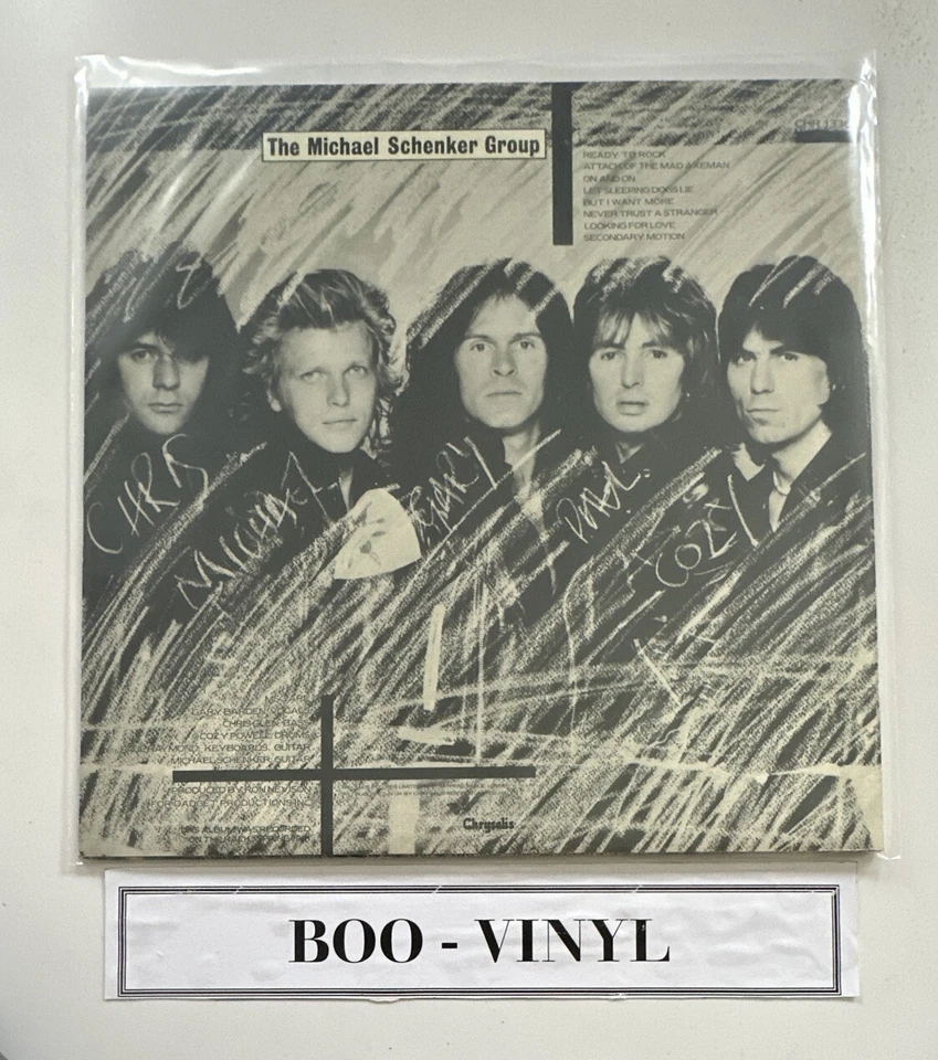 The Michael Schenker Group MSG  Vinyl LP Chrysalis CHR 1336 1981 Embossed EX/EX Foto 2 de 4