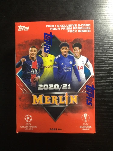 2020-21 Topps Merlin Soccer Lot of 4 Blasters