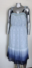 Woman Knox Rose BOHEMIAN MIDI DRESS Size XL Spaghetti Tassel Strap elastic waist