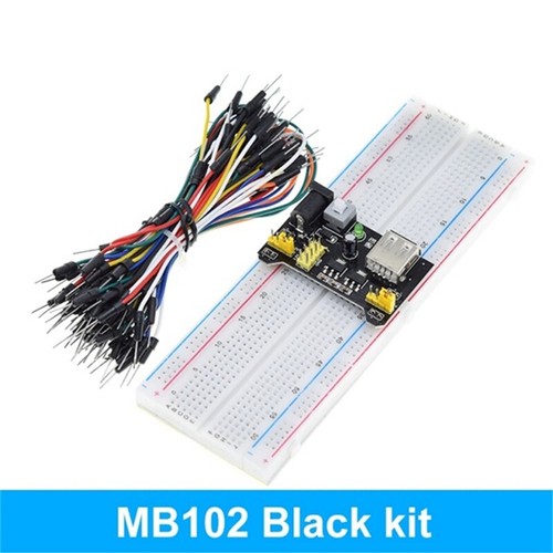 MB102 Con Cavi Jumper Kit Inizio Elettronica: Alimentatore MB102 3.3V/5V Breadboard 830 Punti 65 Cavi Jumper Kit Elettronica Breadboard - Foto 9