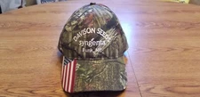 Syngenta Seed Company Davison Seeds Funk, Nebraska Camouflage Adjustable Hat New