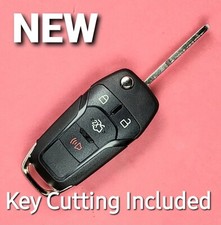 Replacement For Ford Fusion Flip Key 4b Trunk N5f-a08taa - Key Cutting Included Replacement For Ford Fusion Flip Key 4b Trunk N5f-a08taa - Key Cutting Included