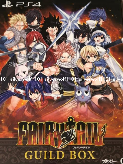 PS4 FAIRY TAIL GUILD BOX Book Poster Card Sticker Japan KTGS