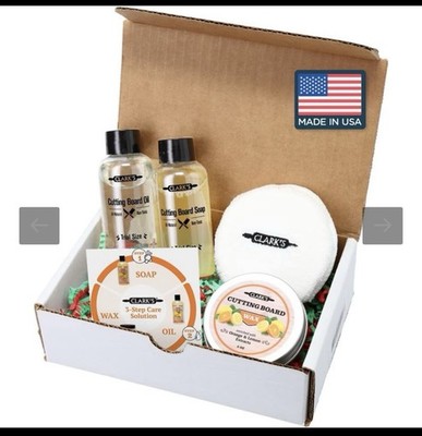  Cutting Board Care Kit, Includes Wood Cutting Board Oil, Soap, Wax, Gift Set